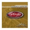 Stagg AC 12 ST BR - struny do gitary akustycznej