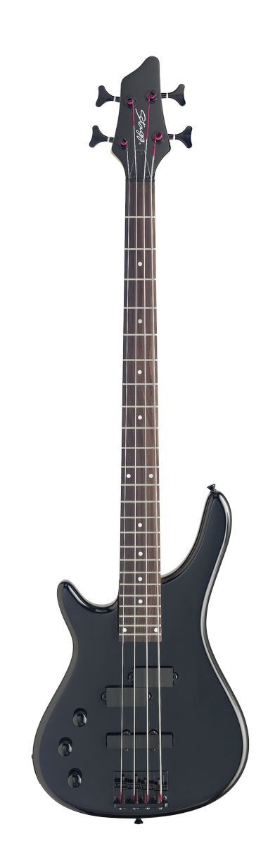 Stagg BC 300 LH BK - gitara basowa, leworęczna