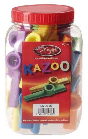 Stagg KAZOO 30 - kolorowe kazoo, 30 szt. Stagg KAZOO 30 - kolorowe kazoo, 30 szt.