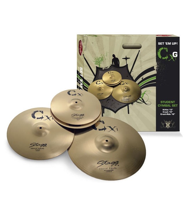Stagg CXG SET - zestaw talerzy perkusyjnych Stagg CXG SET - zestaw talerzy perkusyjnych