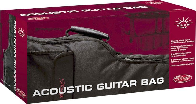 Stagg STB 10 W PACK - pokrowiec na gitarę akustyczną