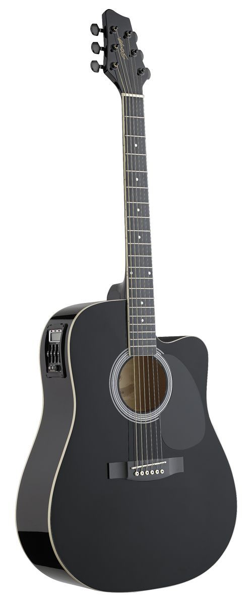 Stagg SW-203 CETU BK - gitara elektro-akustyczna Stagg SW-203 CETU BK - gitara elektro-akustyczna