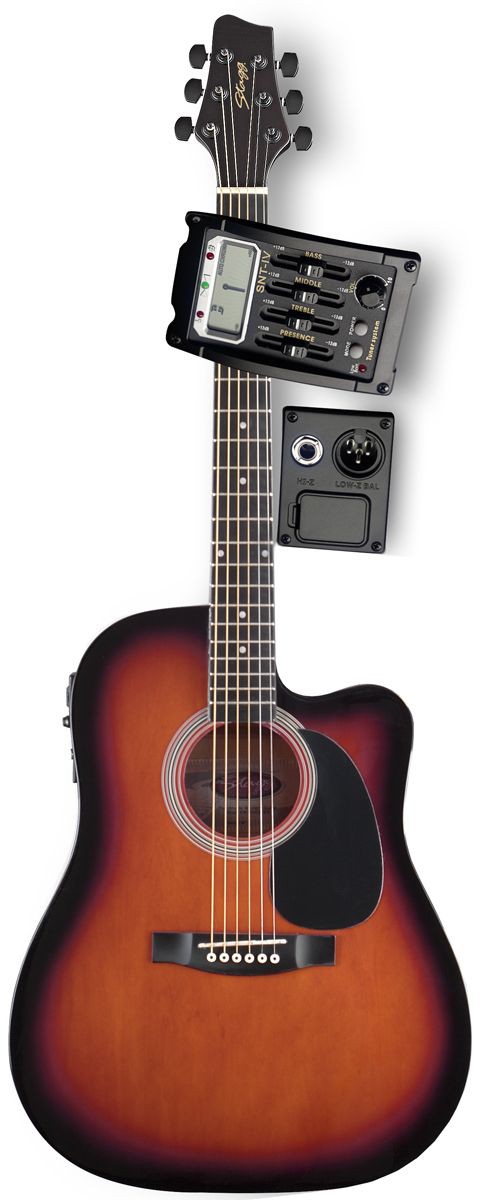 Stagg SW 203 CETU VS - gitara elektro-akustyczna Stagg SW 203 CETU VS - gitara elektro-akustyczna