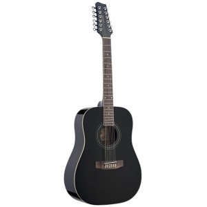 Stagg SW 205/12 BK - gitara akustyczna, 12-sto strunowa