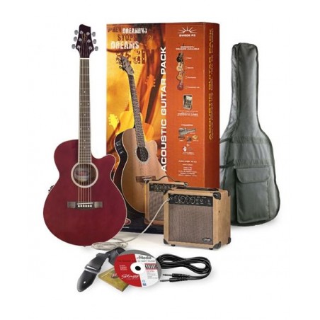 Stagg SW 206 TR P3 - gitara elektro-akustyczna z wyposażeniem