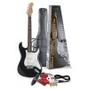 Stagg S 300 BK Pack 2 - gitara elektryczna z wyposażeniem