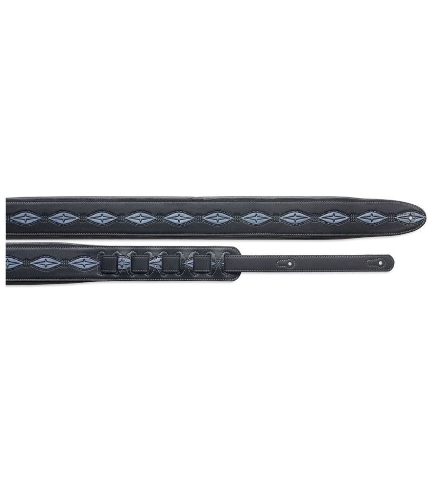 Stagg SLPL 52 BLK - pasek do gitary, skórzany Stagg SLPL 52 BLK - pasek do gitary, skórzany