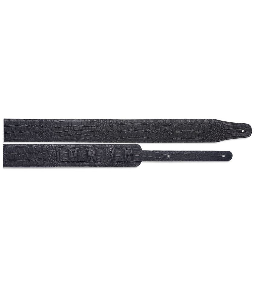 Stagg SLPL 43 BKL/L - pasek do gitary, skórzany Stagg SLPL 43 BKL/L - pasek do gitary, skórzany