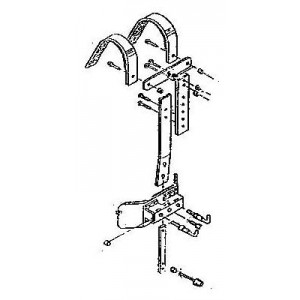 Stagg MK 1850 - uprząż do werbla marszowego