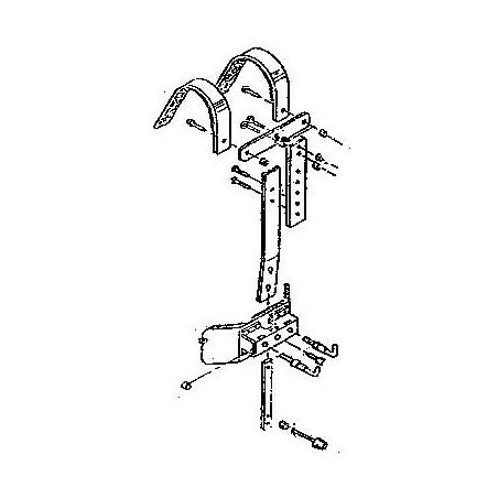 Stagg MK 1850 - uprząż do werbla marszowego