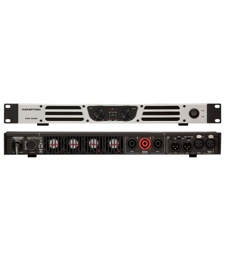Kempton KDA 2402 - końcówka mocy 2 x 1200 Watt Kempton KDA 2402 - końcówka mocy 2 x 1200 Watt