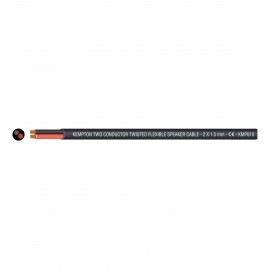 Kempton KMP 610 BK - kabel kolumnowy na rolce, długość 100m