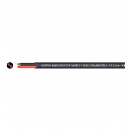 Kempton KMP 620 BK - kabel kolumnowy na rolce, długość 100m