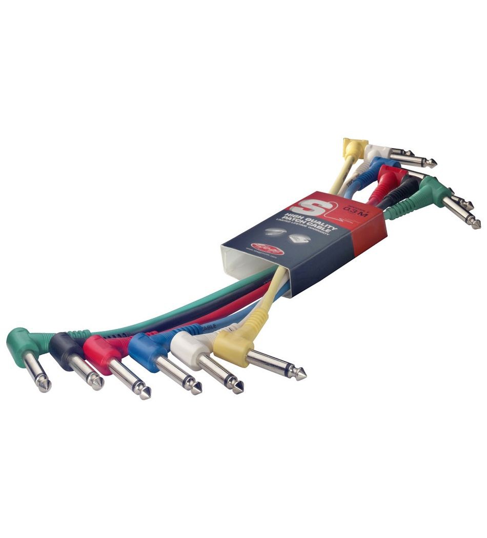 Stagg SPC 030 L E - kable połączeniowe 30cm Stagg SPC 030 L E - kable połączeniowe 30cm