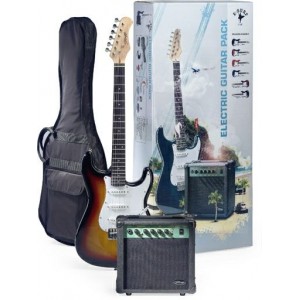 Stagg ESURF 250 SB - gitara elektryczna, zestaw