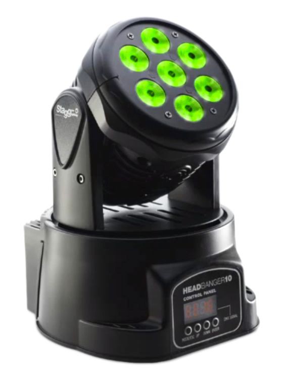 Stagg SLI-MHW-HB-10-0 - głowa LED Stagg HeadBanger 10 - głowa LED WASH / BEAM (HB10-0)