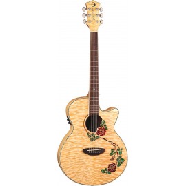 Luna Flora Rose - gitara elektro-akustyczna
