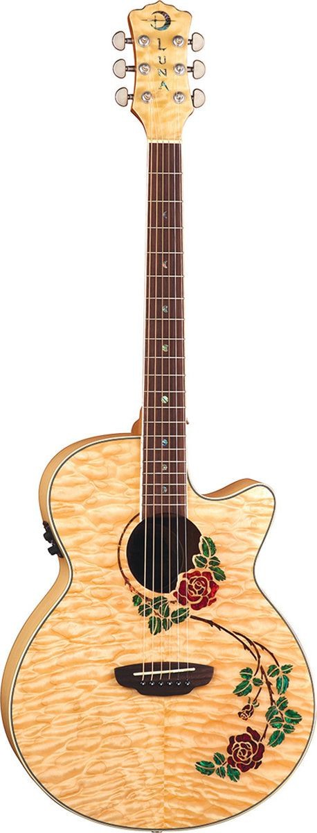 Luna Flora Rose - gitara elektro-akustyczna Luna Flora Rose - gitara elektro-akustyczna