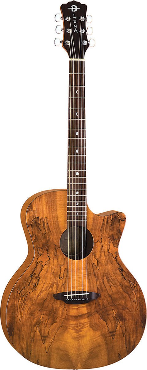 Luna Gypsy Exotic Spalt - gitara akustyczna