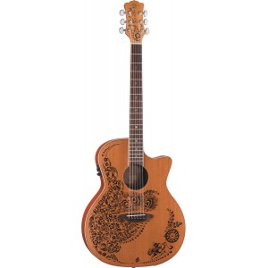 Luna Henna Oasis Cedar - gitara elektroakustyczna