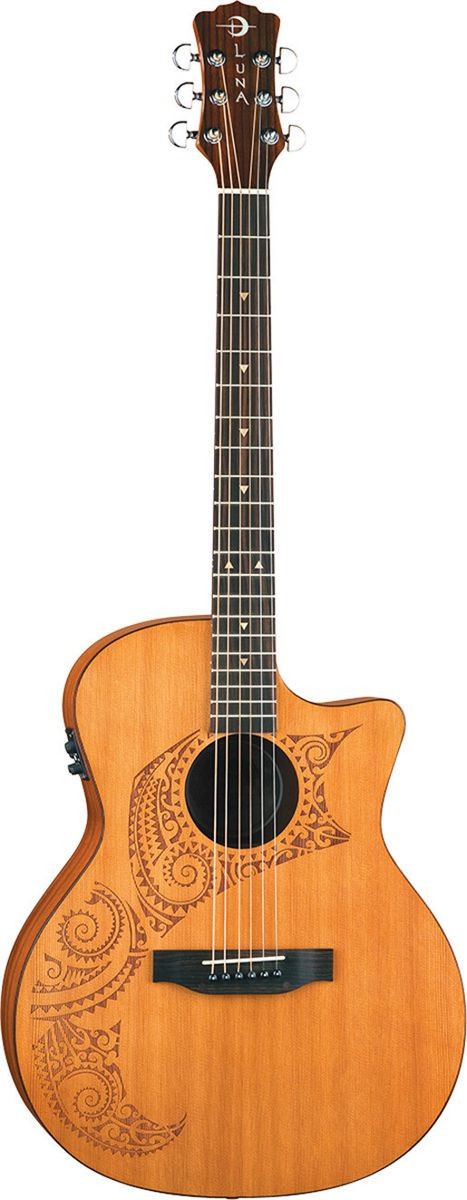 Luna Oracle Grand Concert Tattoo - gitara elektro-akustyczna Luna Oracle Grand Concert Tattoo - gitara elektro-akustyczna