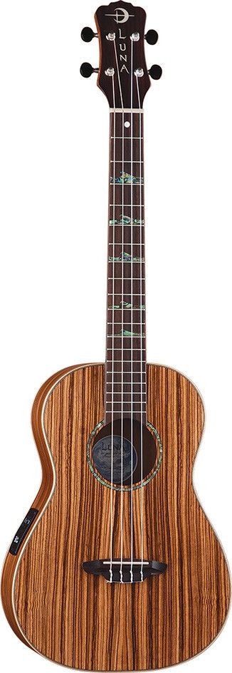 Luna High Tide Baritone Zebra - elektryczne ukulele barytonowe Luna High Tide Baritone Zebra - elektryczne ukulele barytonowe