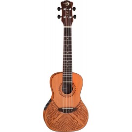 Luna Tapa Cedar Concert - elektryczne ukulele koncertowe