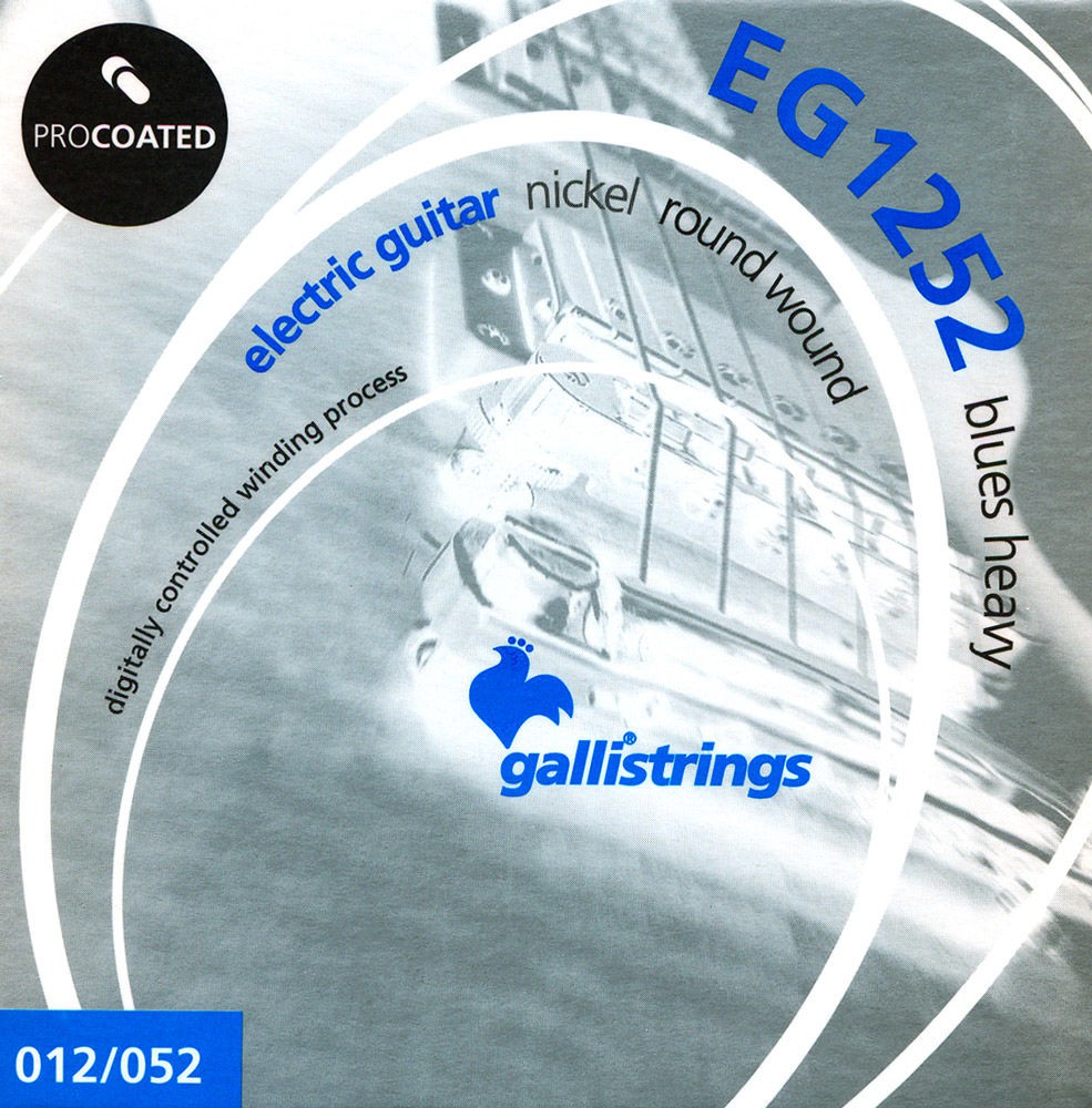 Galli EG1252 Blues Heavy - struny powlekane do gitary elektrycznej Galli EG1252 Blues Heavy - struny powlekane do gitary elektrycznej
