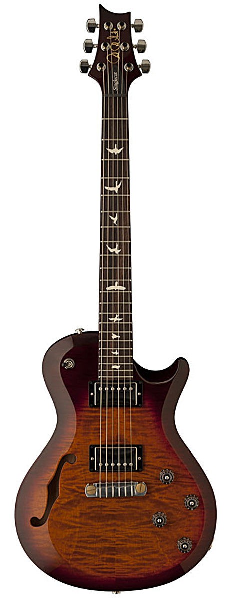 PRS S2 Singlecut Semi-Hollow Dark Cherry Sunburst  - gitara elektryczna USA