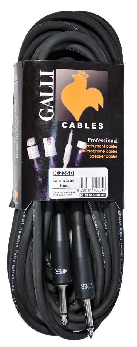 Galli IC23SD - kabel instrumentalny 9 m Galli IC23SD - kabel instrumentalny 9 m
