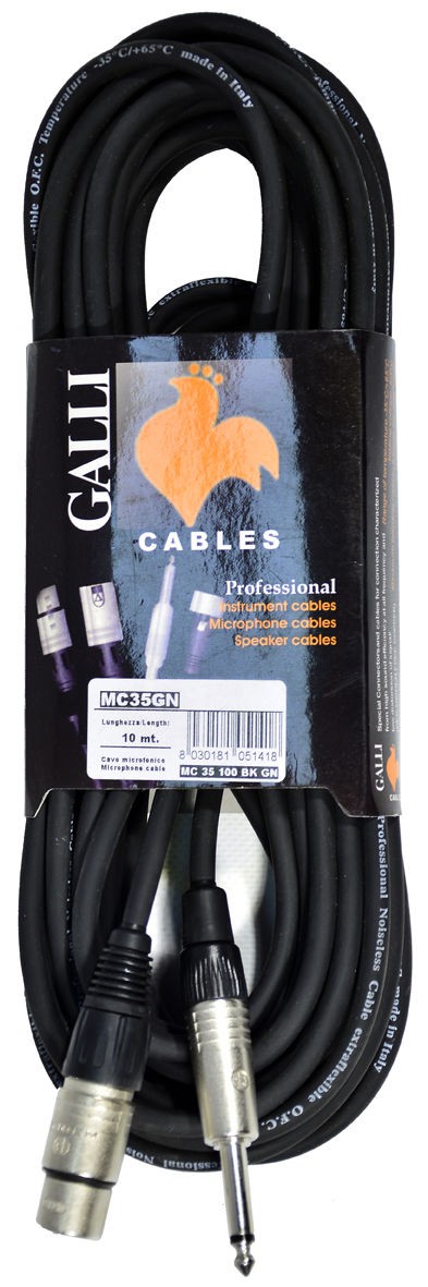 Galli MC35SD - kabel mikrofonowy 10 m 