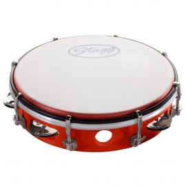 Stagg TAB 108 RD - tamburyn plastikowy z membraną