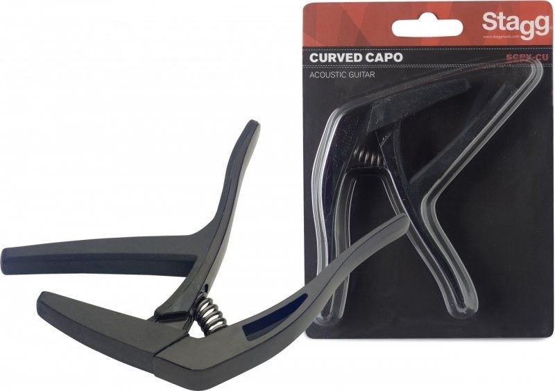 Stagg SCPX CU BK - kapodaster do gitary Stagg SCPX CU BK - kapodaster do gitary