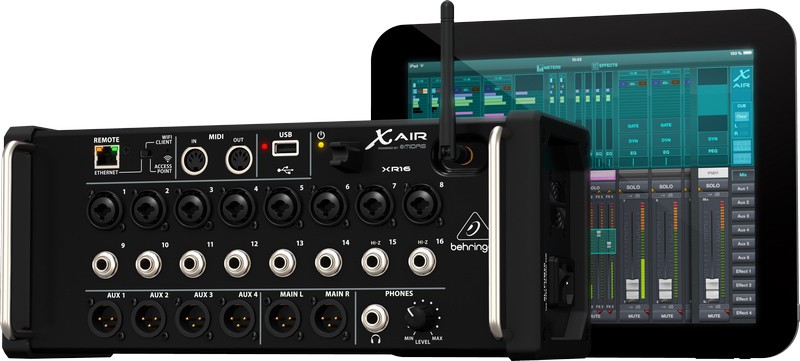 Behringer X AIR XR16 - mikser z routerem WiFi Behringer XR16 - mikser z routerem WiFi