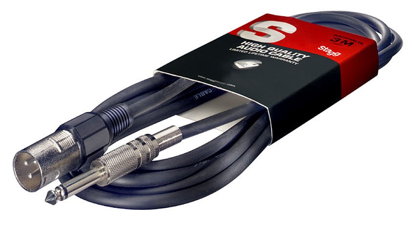 Stagg SAC1PXM DL - kabel instrumentalny 1m 