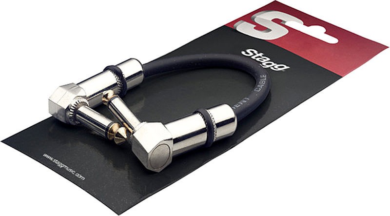 Stagg SPC010L DL - kabel do łączenia efektów 10cm Stagg SPC010L DL - kabel do łączenia efektów 10cm