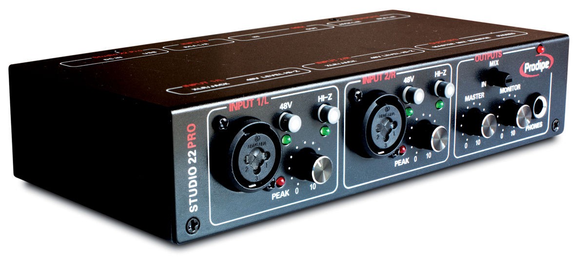 Prodipe Studio 22 USB Pro - interfejs USB Prodipe Studio 22 USB Pro - interfejs USB