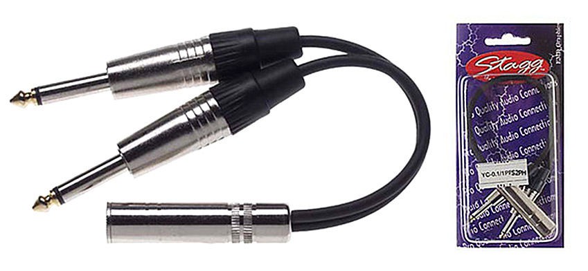 Stagg YC- 0,1/1PFS2P - kabel przejścowy Stagg YC- 0,1/1PFS2P - kabel przejścowy