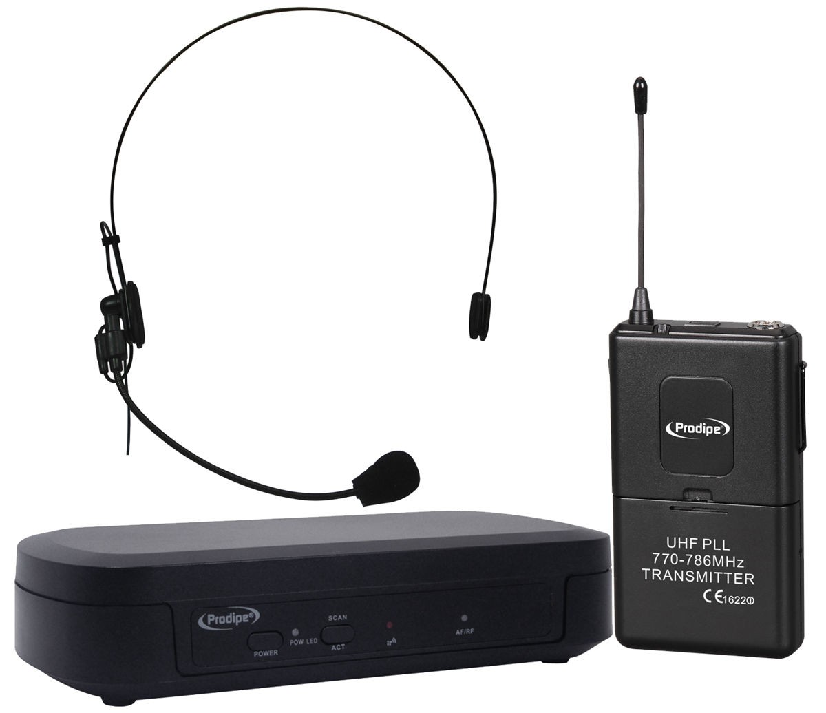 Prodipe Headset 100 UHF - zestaw bezprzewodowy Prodipe Headset 100 UHF - zestaw bezprzewodowy