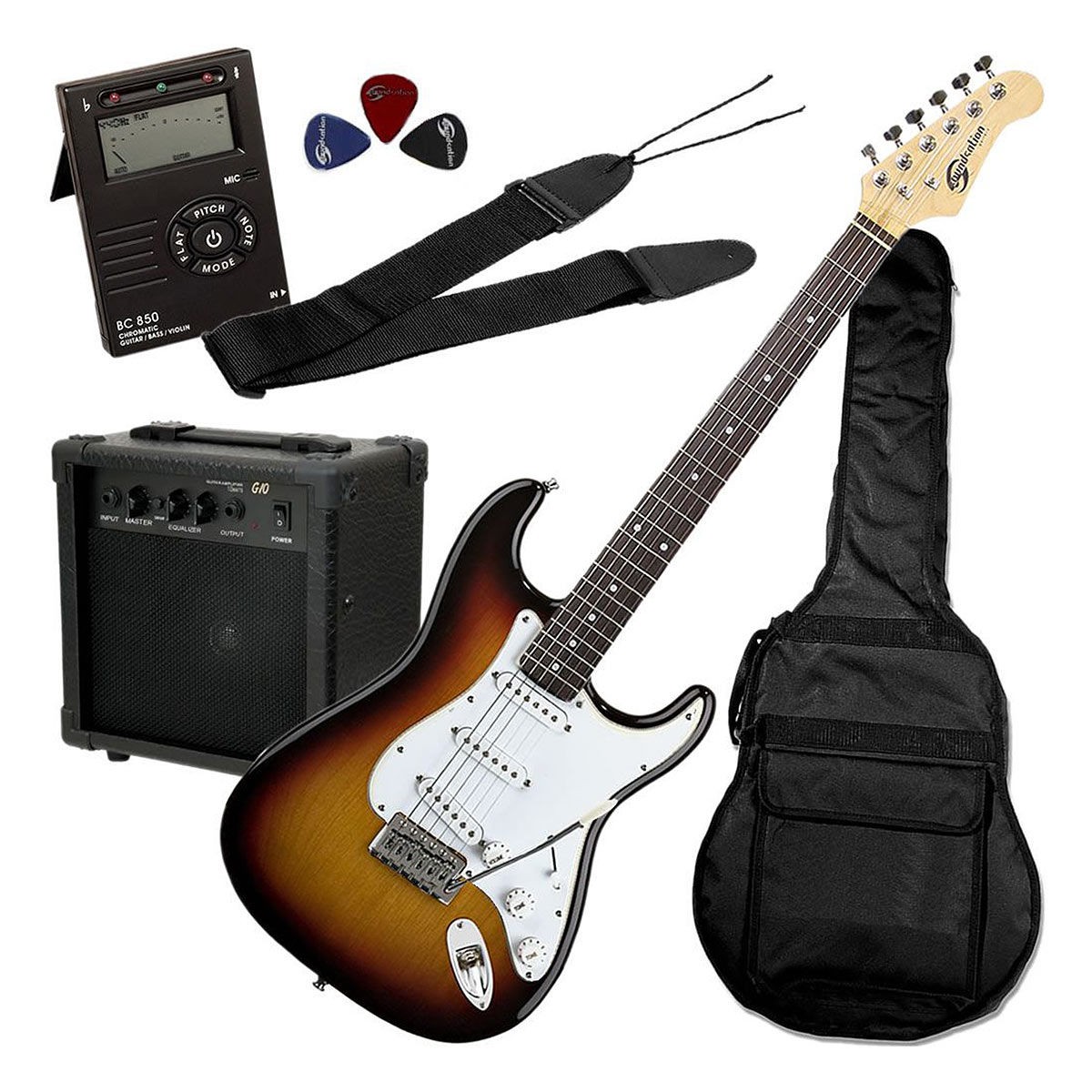 Soundsation EGPKG600 3TS Pack - gitara elektryczna plus zestaw akcesoriów
