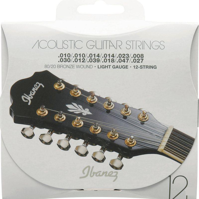 Ibanez IACS12C - struny do gitary akustycznej 12 strunowej Ibanez IACS12C - struny do gitary akustycznej 12 strunowej