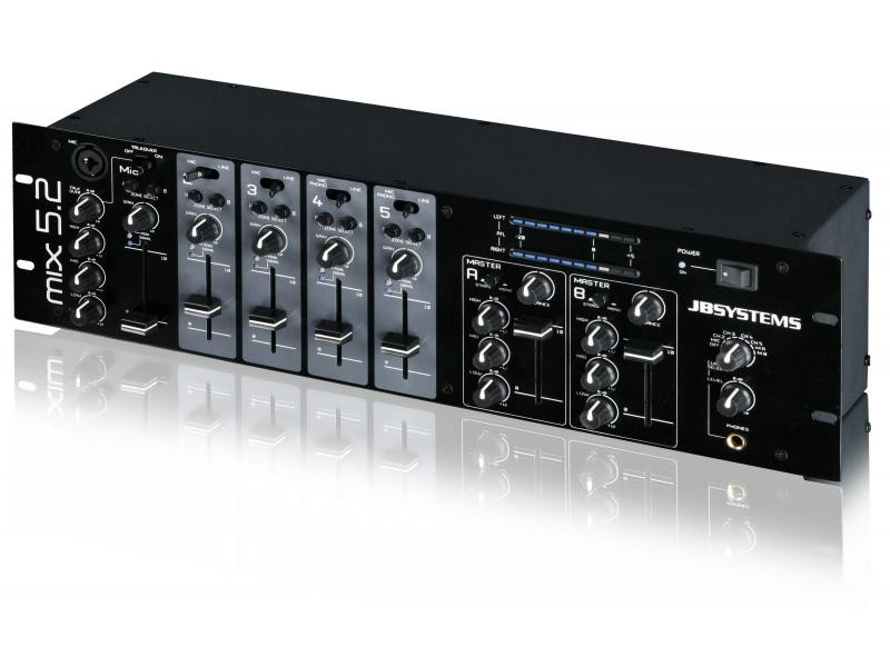 JB Systems MIX5.2 - mikser rackowy dla DJ JB Systems MIX5.2 - mikser rackowy dla DJ