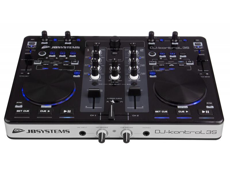 JB Systems DJ-KONTROL 3S - dwukanałowy kontroler MIDI