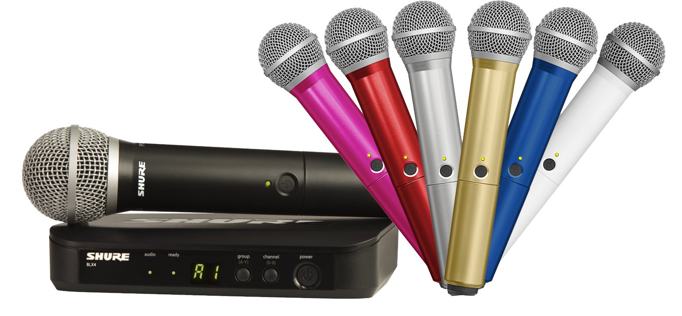 Shure BLX24E/PG58 - system bezprzewodowy + kolorowa obudowa Shure BLX24E/PG58 - system bezprzewodowy + kolorowa obudowa