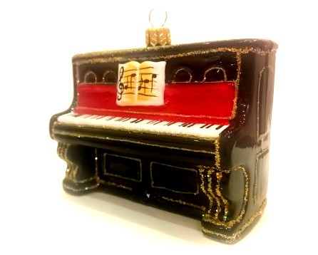 ZEBRA Music Pianino Czarne - bombka ZEBRA Music Pianino Czarne - bombka