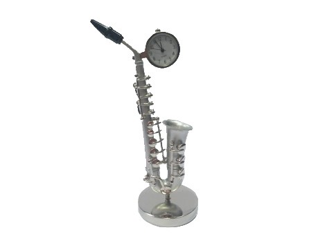 Zebra Music miniaturowy saksofon z zegarkiem SAX
