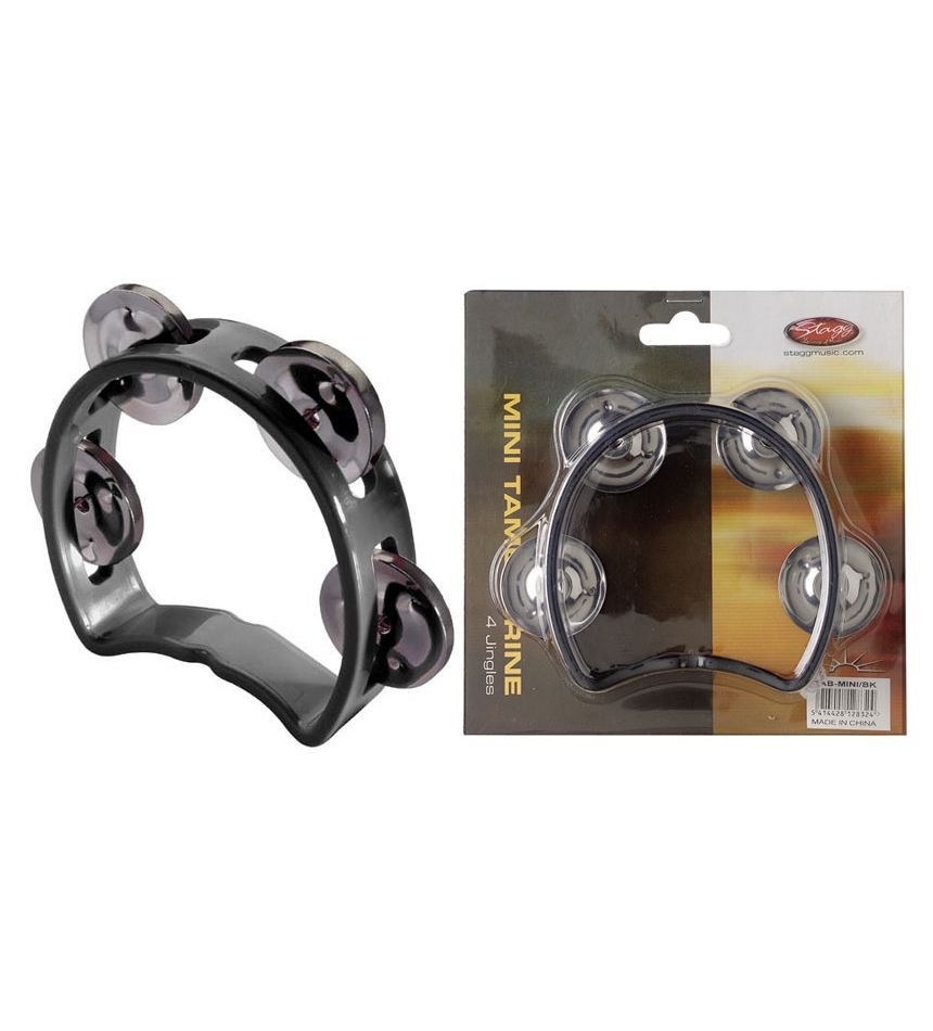 Stagg TAB MINI BK - mini tamburyn plastikowy Stagg TAB MINI BK - mini tamburyn plastikowy