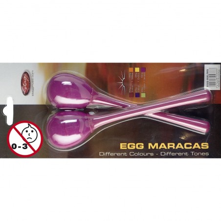 Stagg EGG MA L/MG - marakasy plastikowe magenta