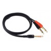 Klotz AY10600 - kabel insertowy TRS / 2xTS 6m
