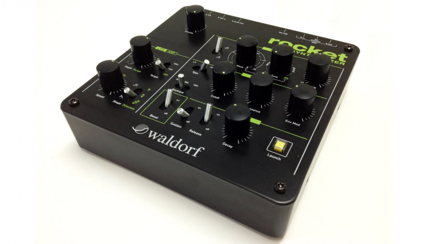 Waldorf Rocket - monofoniczny syntezator analogowy Waldorf Rocket - monofoniczny syntezator analogowy